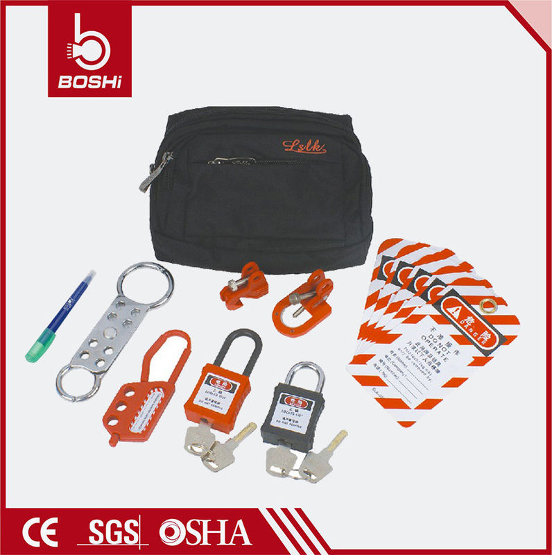 Departmental Lock Out Tag Out Kits , Safety Lockout Combination Bag